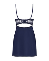 Granatowa babydoll i stringi