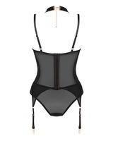 Gorset z chokerem i figi