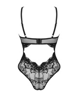 Czarne, prześwitujące body