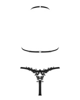 Dwuczęściowy, czarny komplet