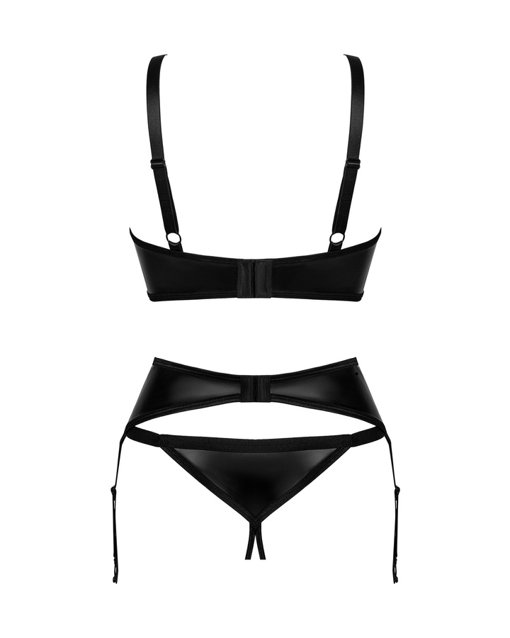 Set: reggiseno, cintura a giarrettiera, perizoma senza cucitura