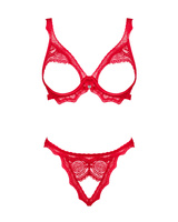 Odważny czerwony komplet