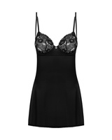 Czarna koszulka i stringi