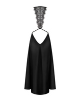 Czarna sukienka z odkrytymi plecami