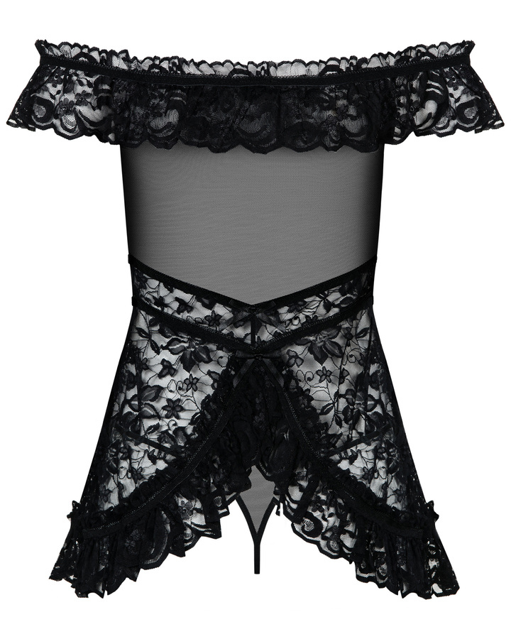 Koronkowa babydoll i stringi