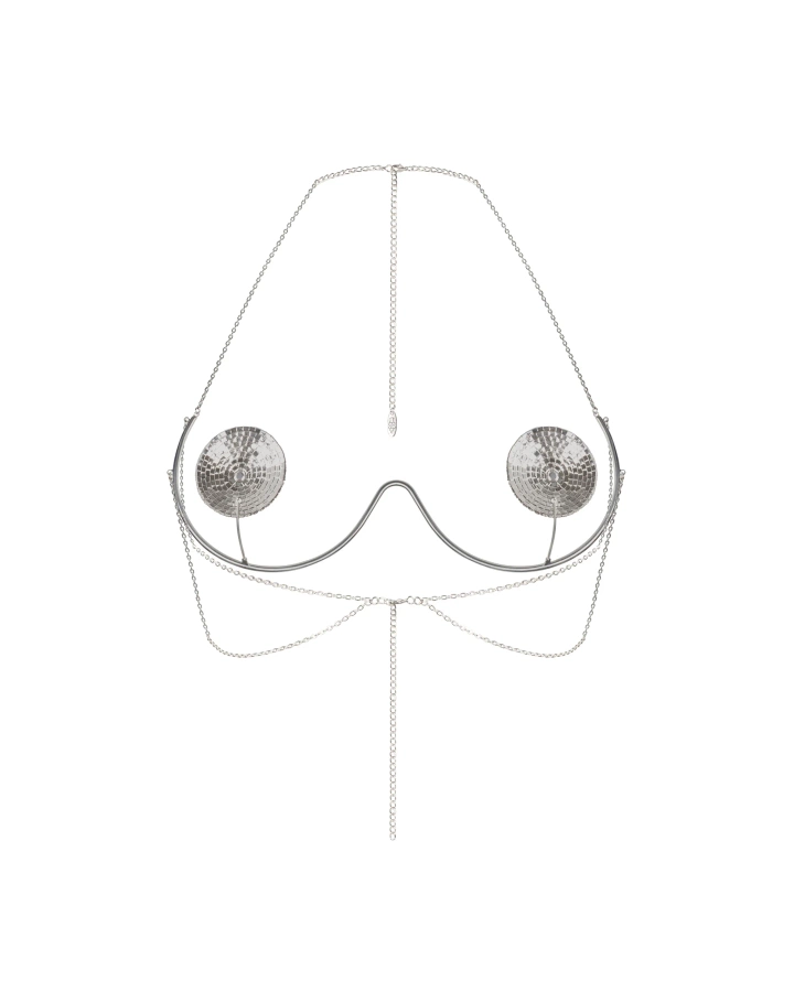 Biżuteryjny biustonosz z nasutnikami