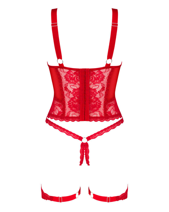 Corsetto rosso & perizoma