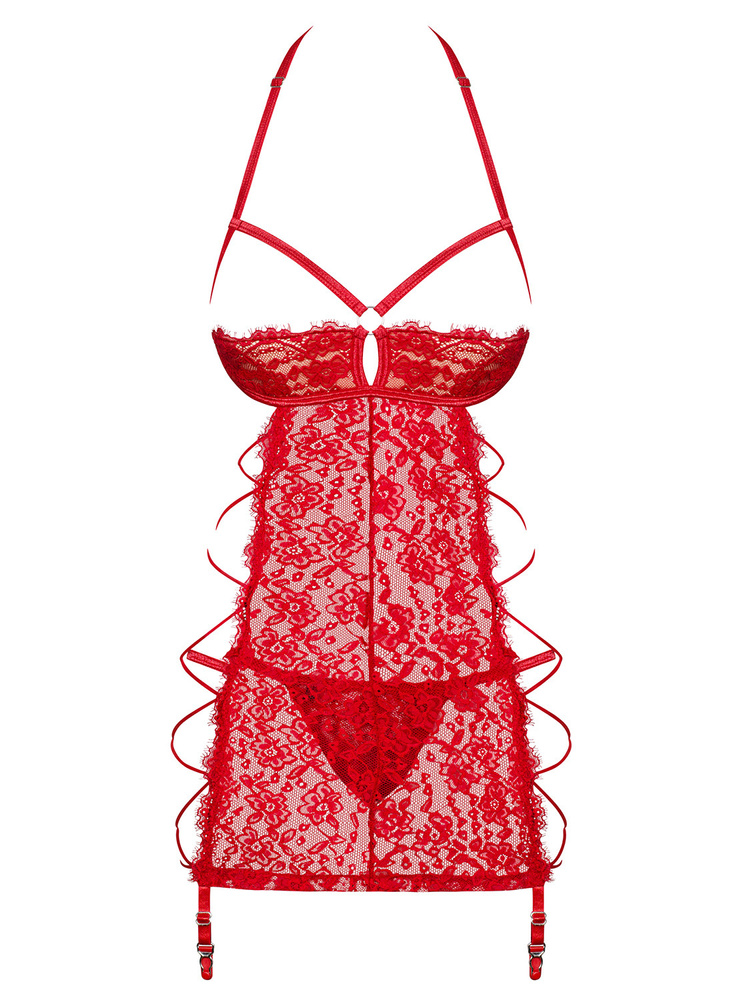 Koszulka nocna z otwartymi miseczkami