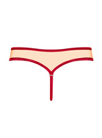 Kuszące, czerwone stringi