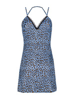 Niebieska koszulka i stringi