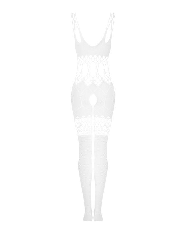 Białe bodystocking
