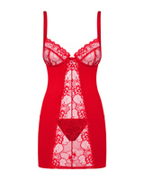 Czerwona koszulka i stringi