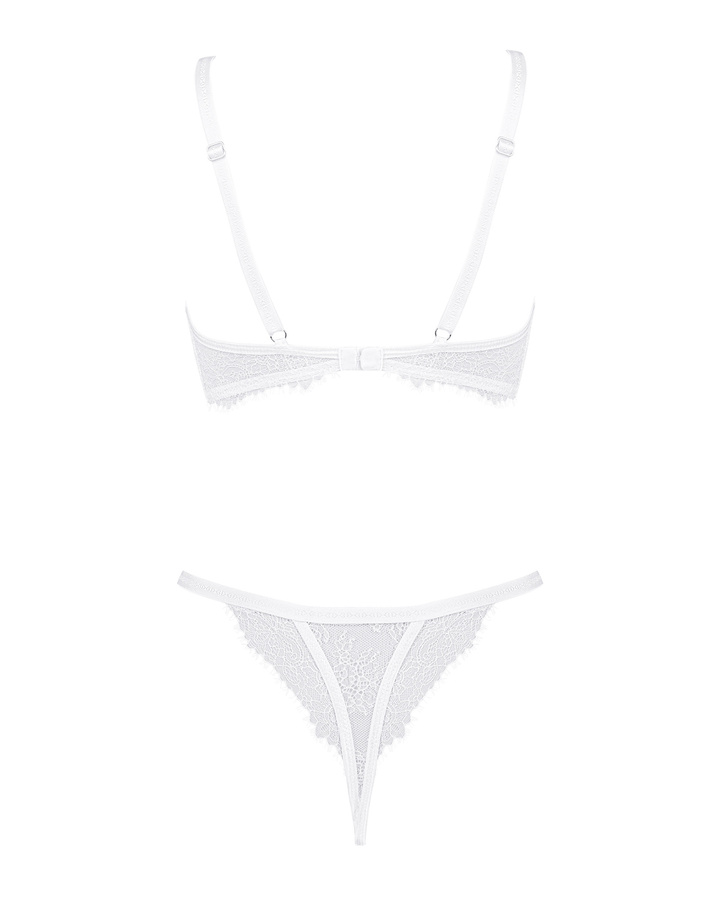 Set bianco: reggiseno & perizoma