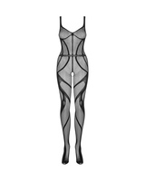 Seksowne, czarne bodystocking