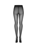 Czarne rajstopy z napisem "CATCH ME"