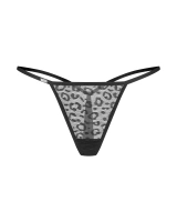 Dwupak czarnych stringów