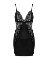 Czana koszulka i stringi