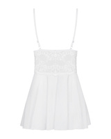 Biała babydoll i stringi