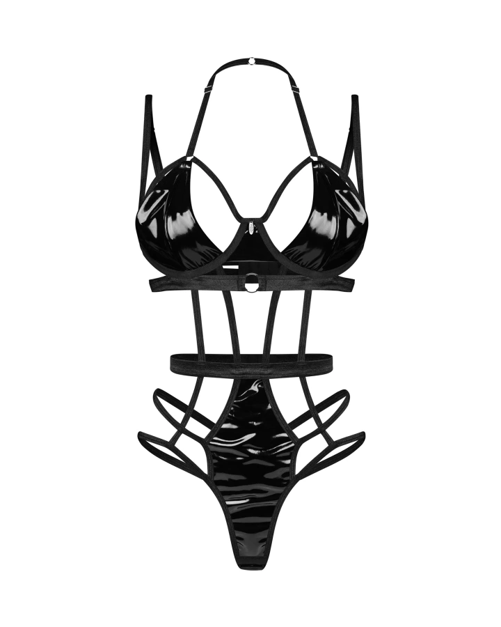 Body w stylu wet look