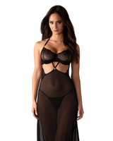 Długa koszulka nocna i stringi