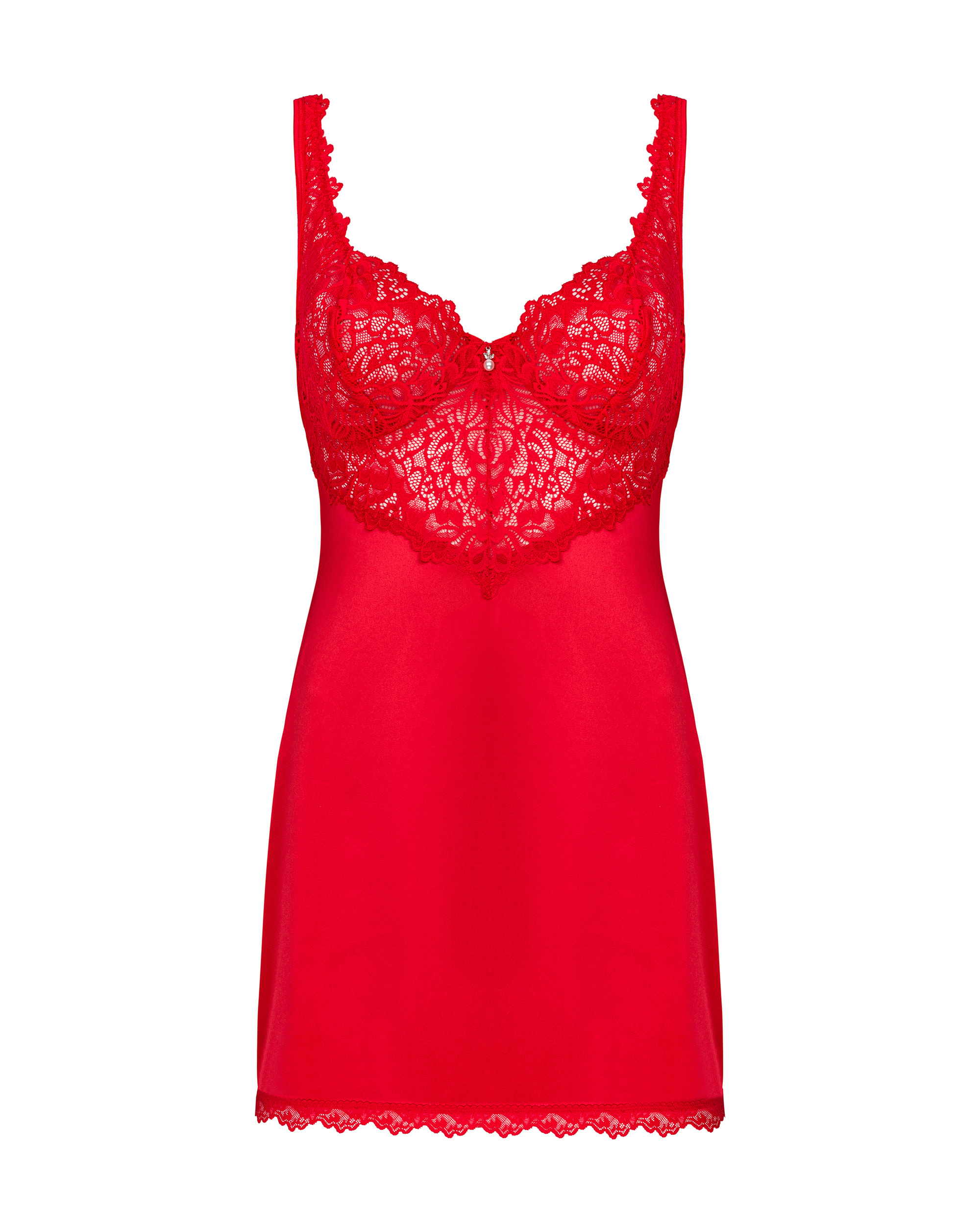 Red chemise & thong | Lingerie \ Women's lingerie \ Nighties \ Chemises ...