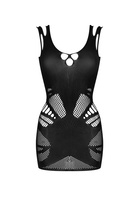 Sukienka z geometrycznymi wycięciami