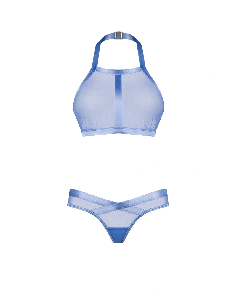 Niebieski top i stingi