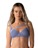 Niebieski biustonosz