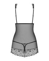 Prześwitująca koszulka i stringi 