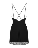 Czarna koszulka i stringi