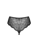 Czarne majteczki z otwartym krokiem