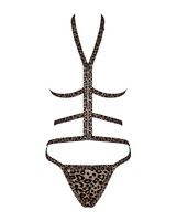 Odważny komplet w cętki