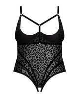 Czarne, erotyczne body