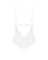 Białe body z otwartym krokiem