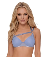 Niebieski biustonosz