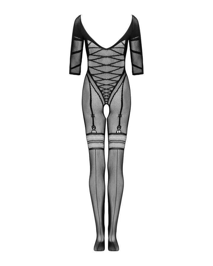 Czarne bodystocking