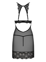 Prześwitująca koszulka z koronką