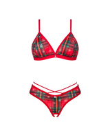 Świąteczny komplet: biustonosz i figi