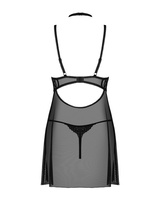 Babydoll z koronkowym chokerem