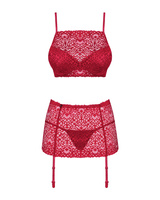 Wyjątkowy, czerwony komplet