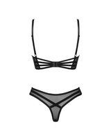 Czarny, dwuczęściowy komplet