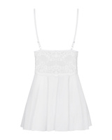 Biała babydoll i stringi