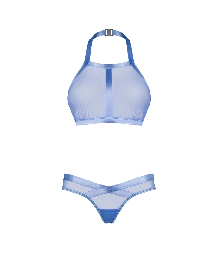 Niebieski top i stingi