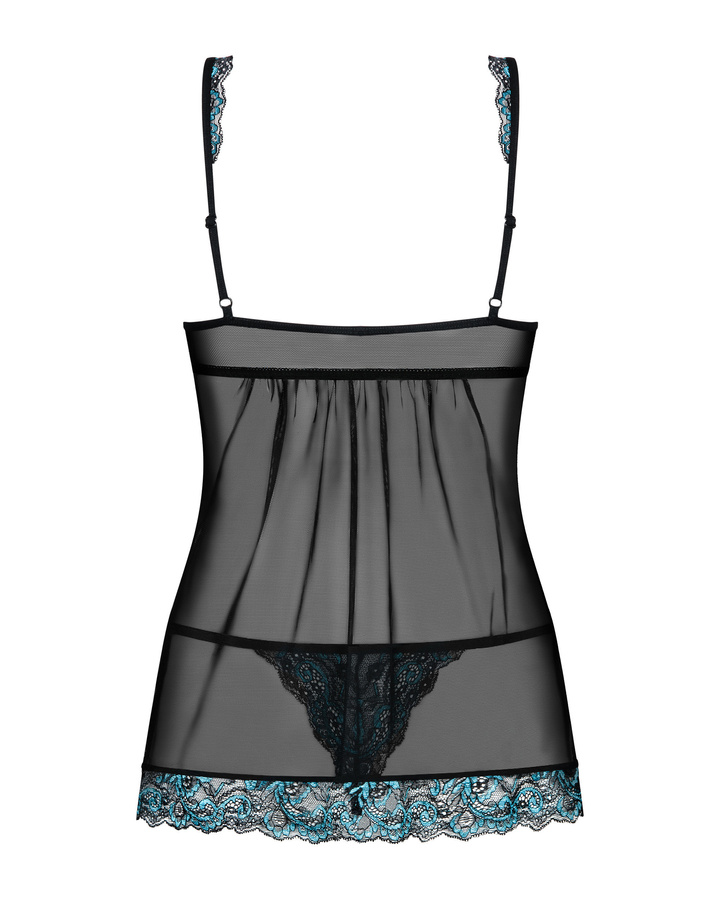 Romantyczna babydoll i stringi