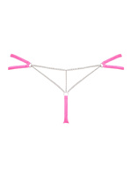 Seksowne, różowe stringi