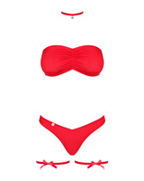 Komplet z chokerem i podwiązkami