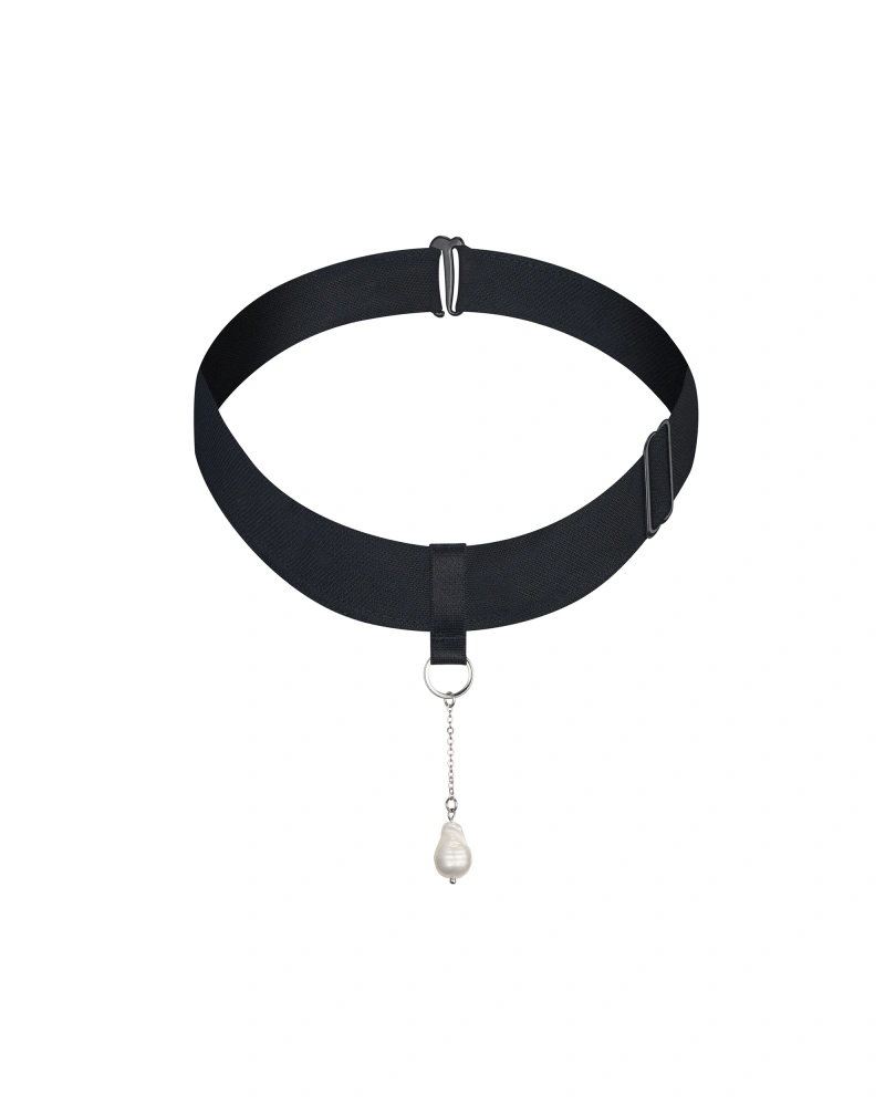 Choker z perłą