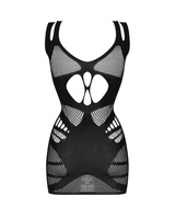 Sukienka z geometrycznymi wycięciami