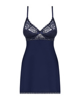 Granatowa babydoll i stringi