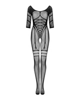Czarne bodystocking